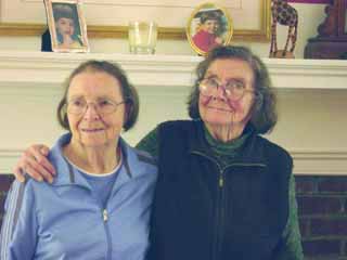 Photo of Faith Robertson and Constance Higgins