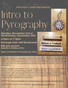 Intro to Pyrography