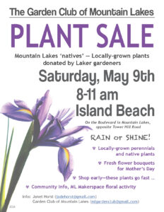 The Garden Club of Mountain Lakes Plant Sale @ Island Beach