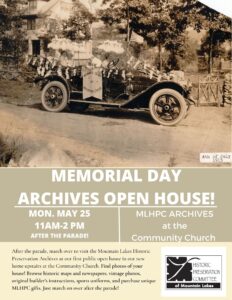 HISTORIC ARCHIVES OPEN HOUSE