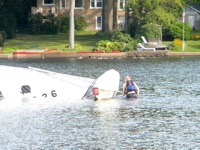 It will sail better right side up It will sail better right side up